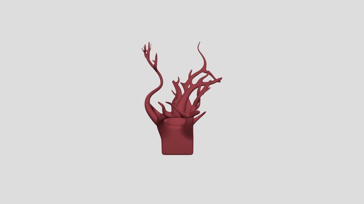 Antler Cube 3D Model