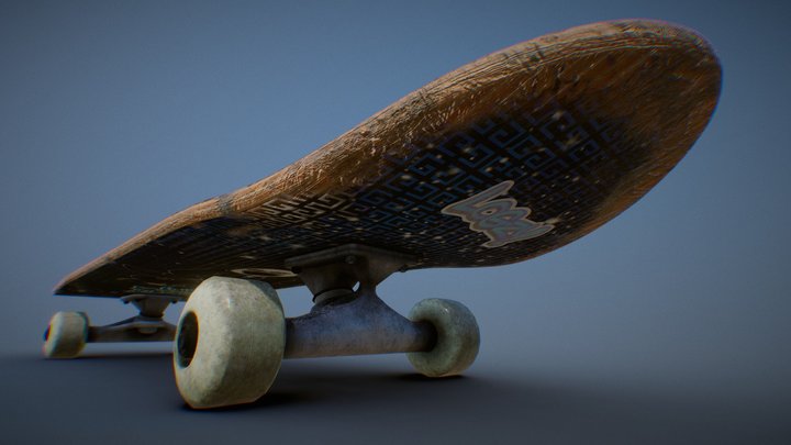 Whip-Whop Skateboard (WHAT THE FLIP?) 3D Model