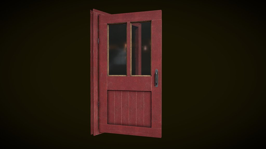 Old fashioned wooden door