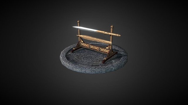 Khmer Sword (Preah Khan Reach) 3D Model