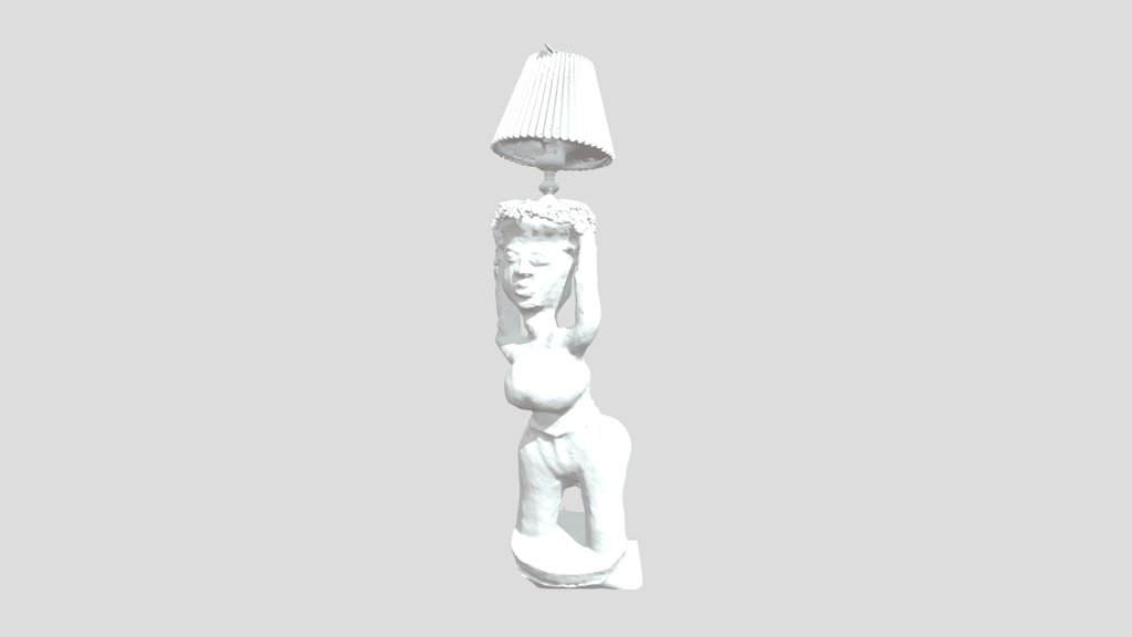 Woman Lamp Sculpture