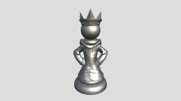 B_Queen_H 3D Model