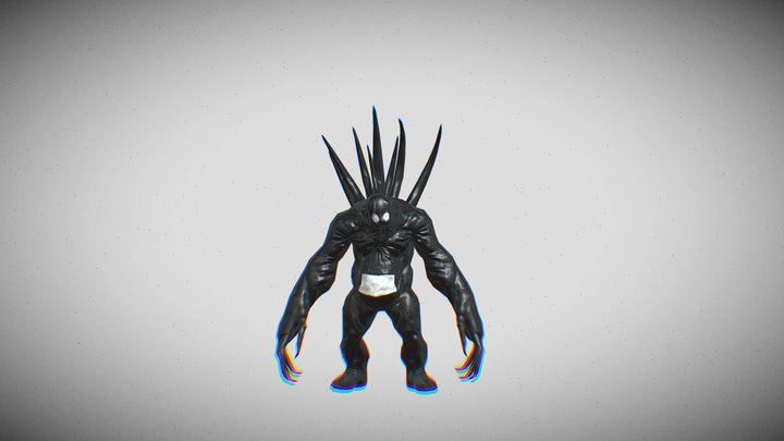 Slendytubbies Reboot Shadow Necromorph 3D Model