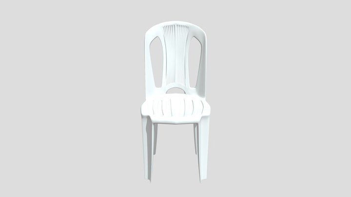 Plastic chair (bistro tramontina atlantida) 3D Model