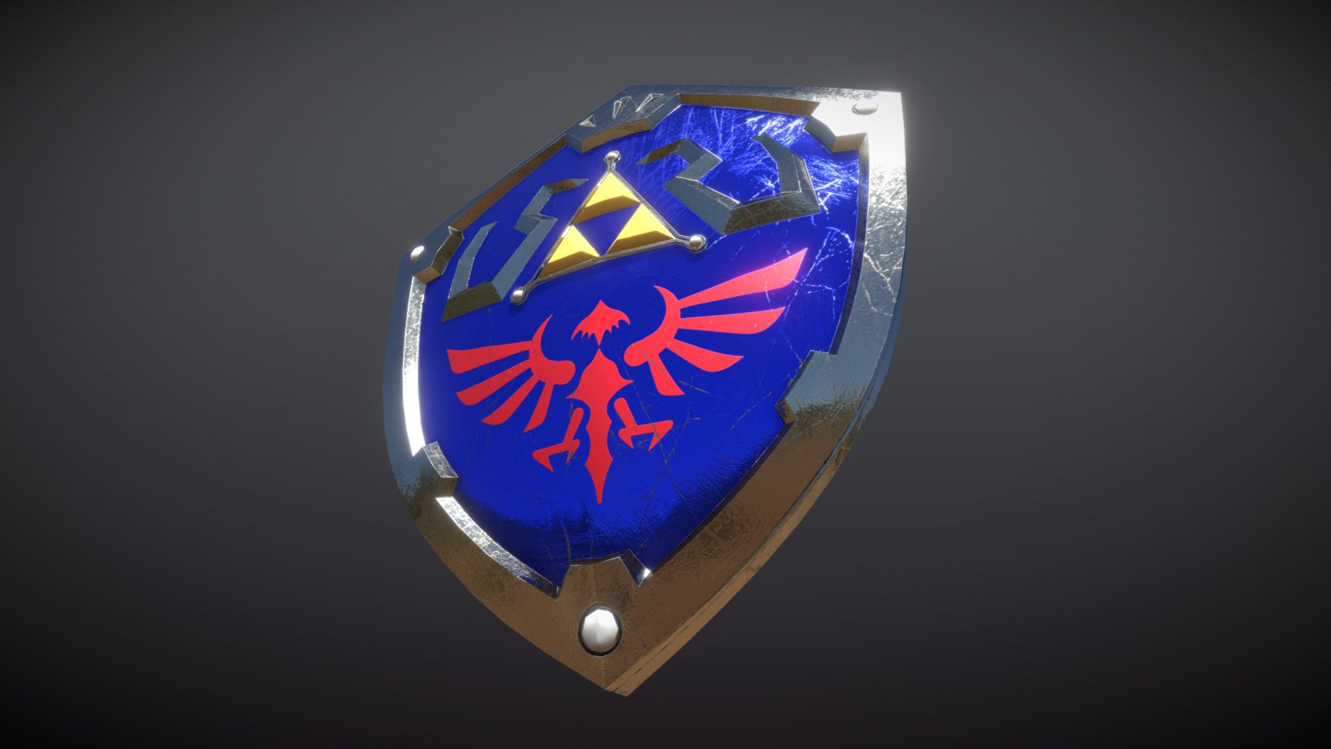 Hylian Shield - Zelda Skyward Sword - Download Free 3D model by ...