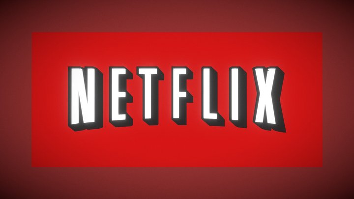 Free Netflix Logo 3D Logo download in PNG, OBJ or Blend format