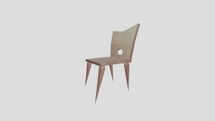 Generic Chair - Low Poly & Stylized 3D Model