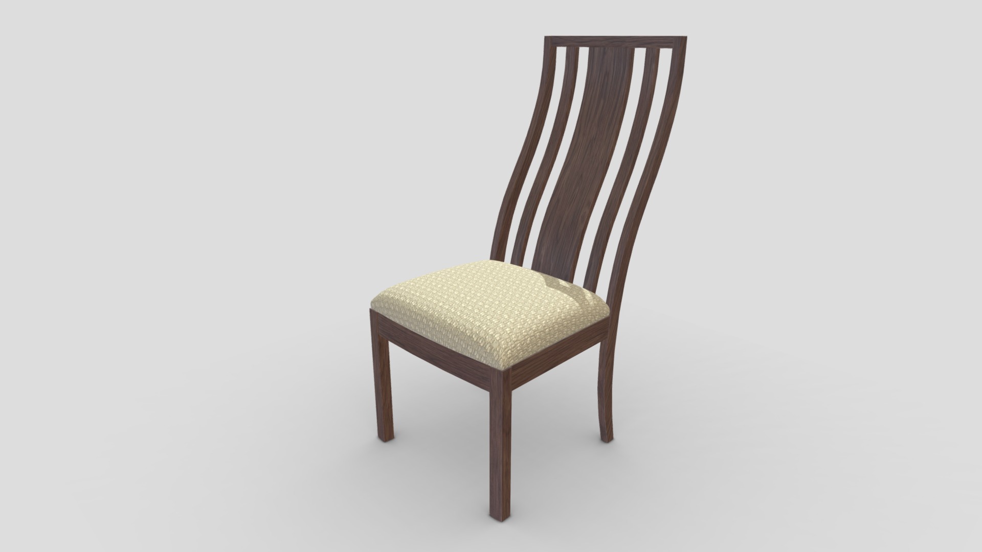 3D model Chair 25 - This is a 3D model of the Chair 25. The 3D model is about a chair with a cushion.