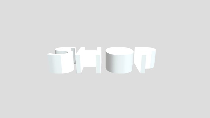 3d shop for gorilla tag fan game 3D Model