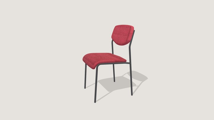 chaise rouge 3dmodel 3D Model