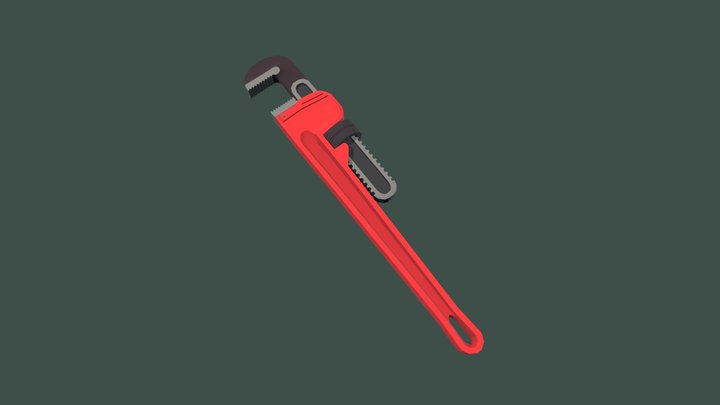 XYZ Homework 6 Wrench 3D Model