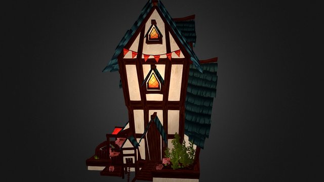 Village Farmhouse 3D Model