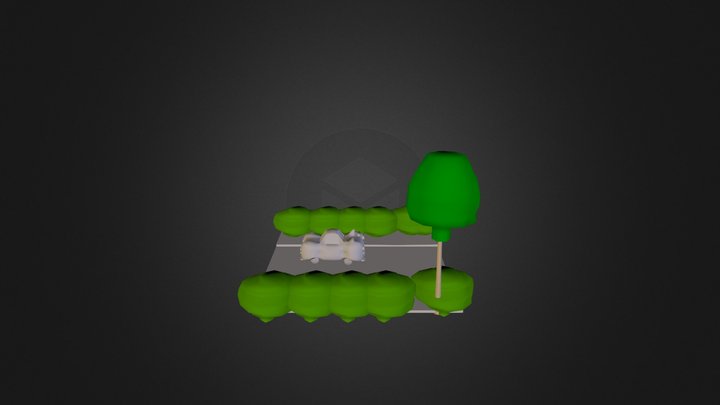 Taxi Hello Kitty 3D Model