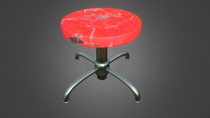 Sgabello 3D Model
