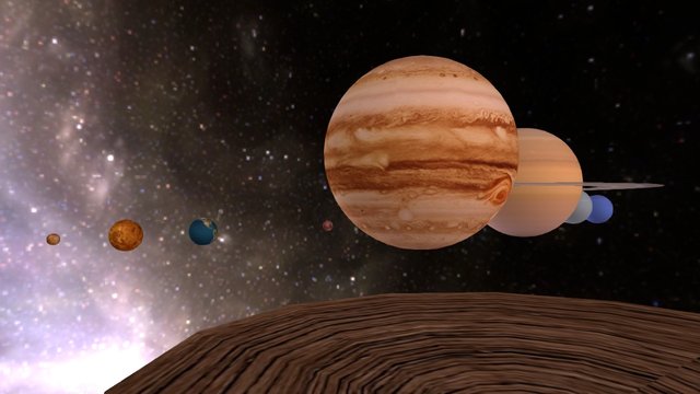 The Planets - Scaled 3D Model