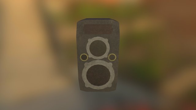 Speaker 3D Model