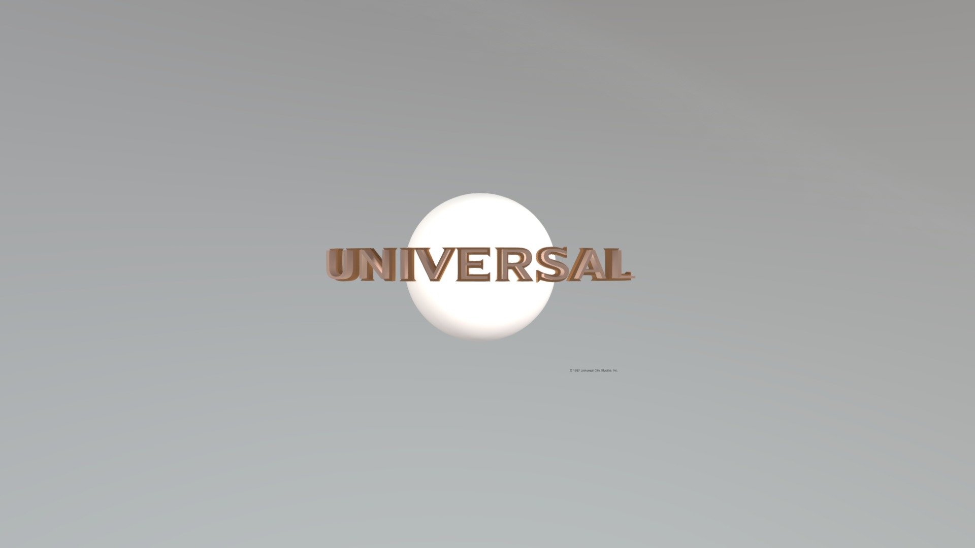 Universal Studios Home Entertainment Logo 1997 3d Model By Thomas
