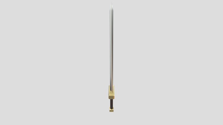 Basic Sword 3D Model