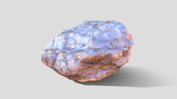 Rock01_LowPoly 3D Model