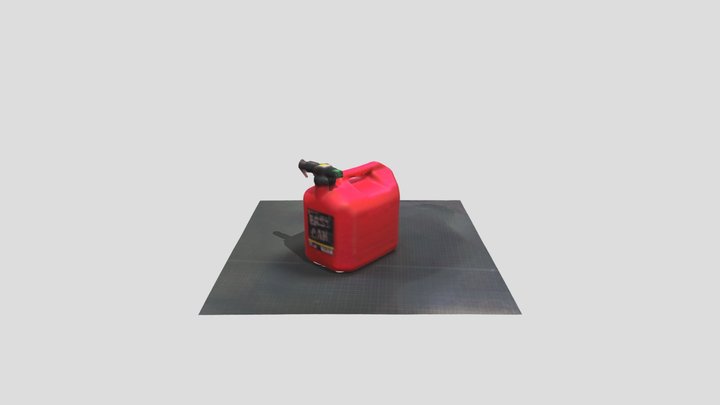 Gas Canister 3D Model