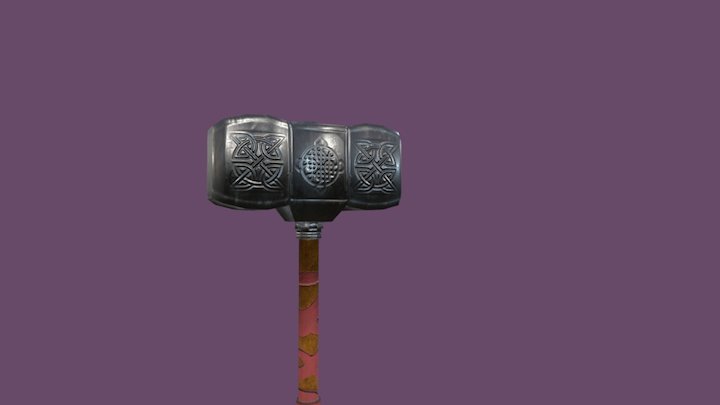 Warrior Hammer 3D Model