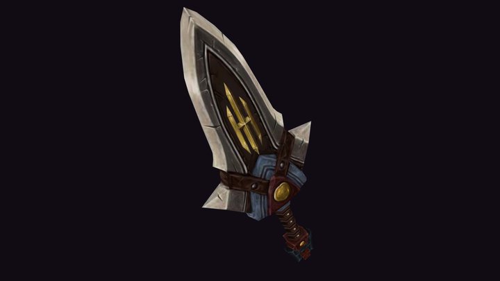 Wide Dagger 3D Model