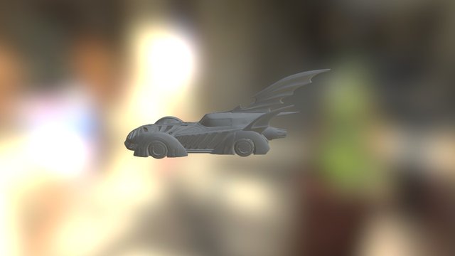 Batmobile 3D Model