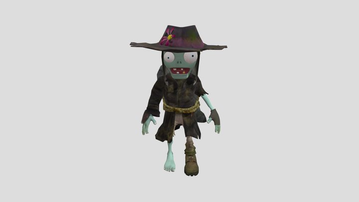 Garden Warfare Grave Digger CUSTOM Mesh 3D Model