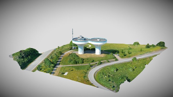 Ystad water Towers, Sweden 3D Model