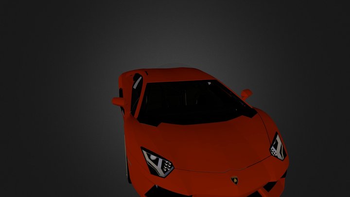 Lamborghini Aventador (Retextured) 3D Model
