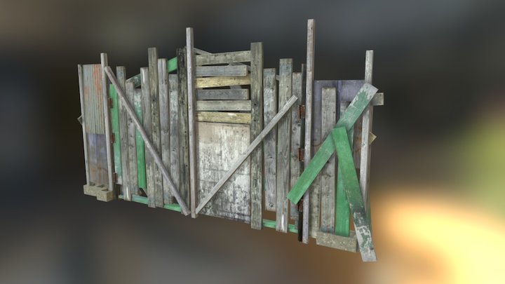 barricade_gate 3D Model