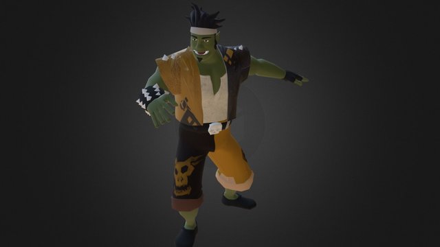 Sid Rockfury 3D Model