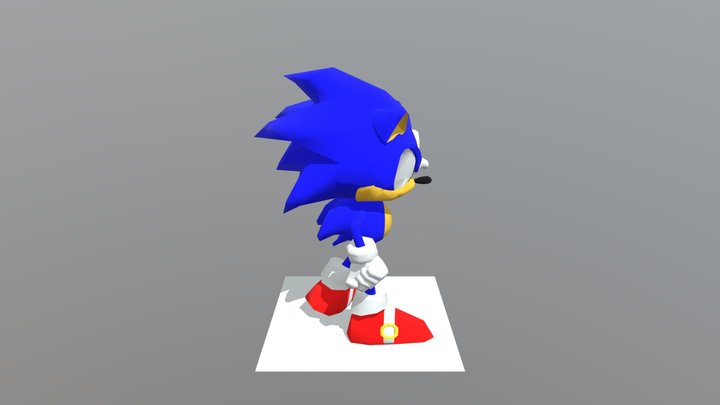 [Spikeout] Sonic The Hedgehog 3D Model