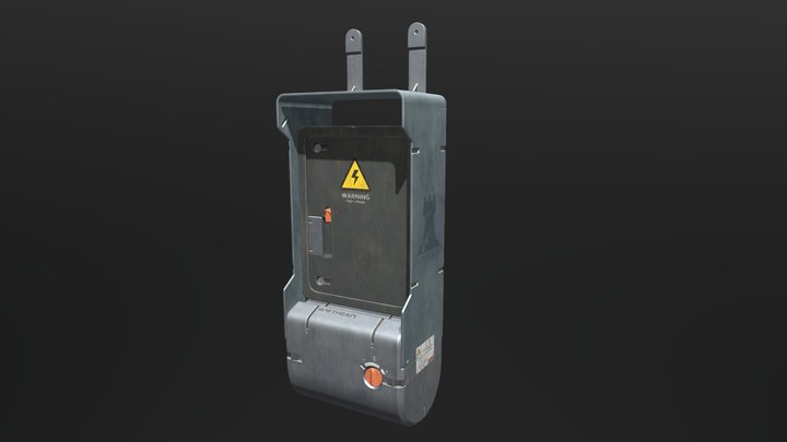 Sci-Fi Crane Console 3D Model