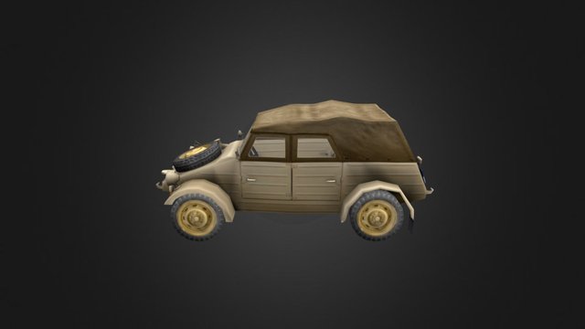 VW Kuebelwagen 3D Model