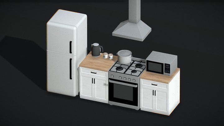 Kitchen Asset Pack (Preview) 3D Model
