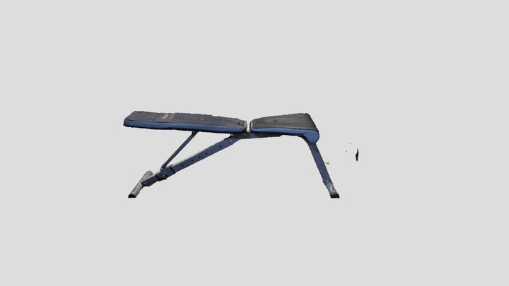 Gym Bench 3D Model