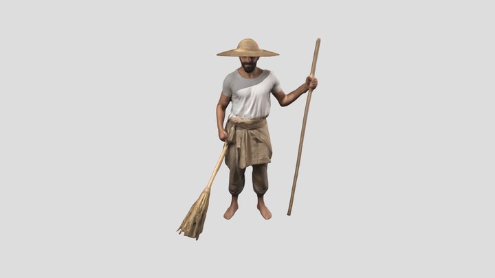 Man_farmer_mesopotami_1214112802_refine_fbx 3D Model