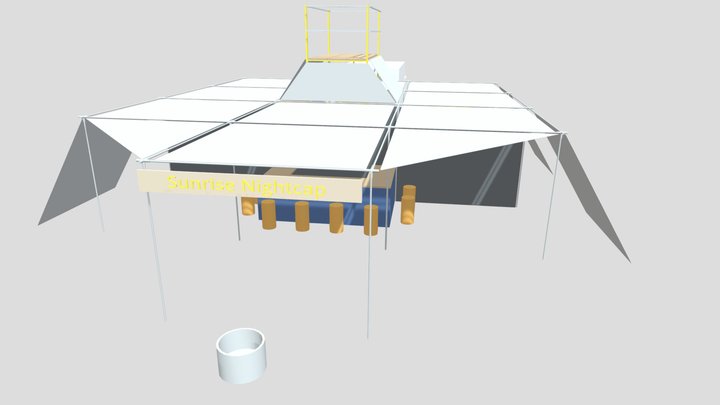 Sunrise Nightcap v1 (Lost+ Found BM2022) 3D Model