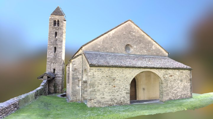 San Mamete Church, Mezzovico (Switzerland) 3D Model