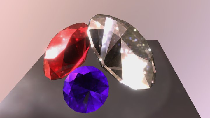 Gemstones 3D Model