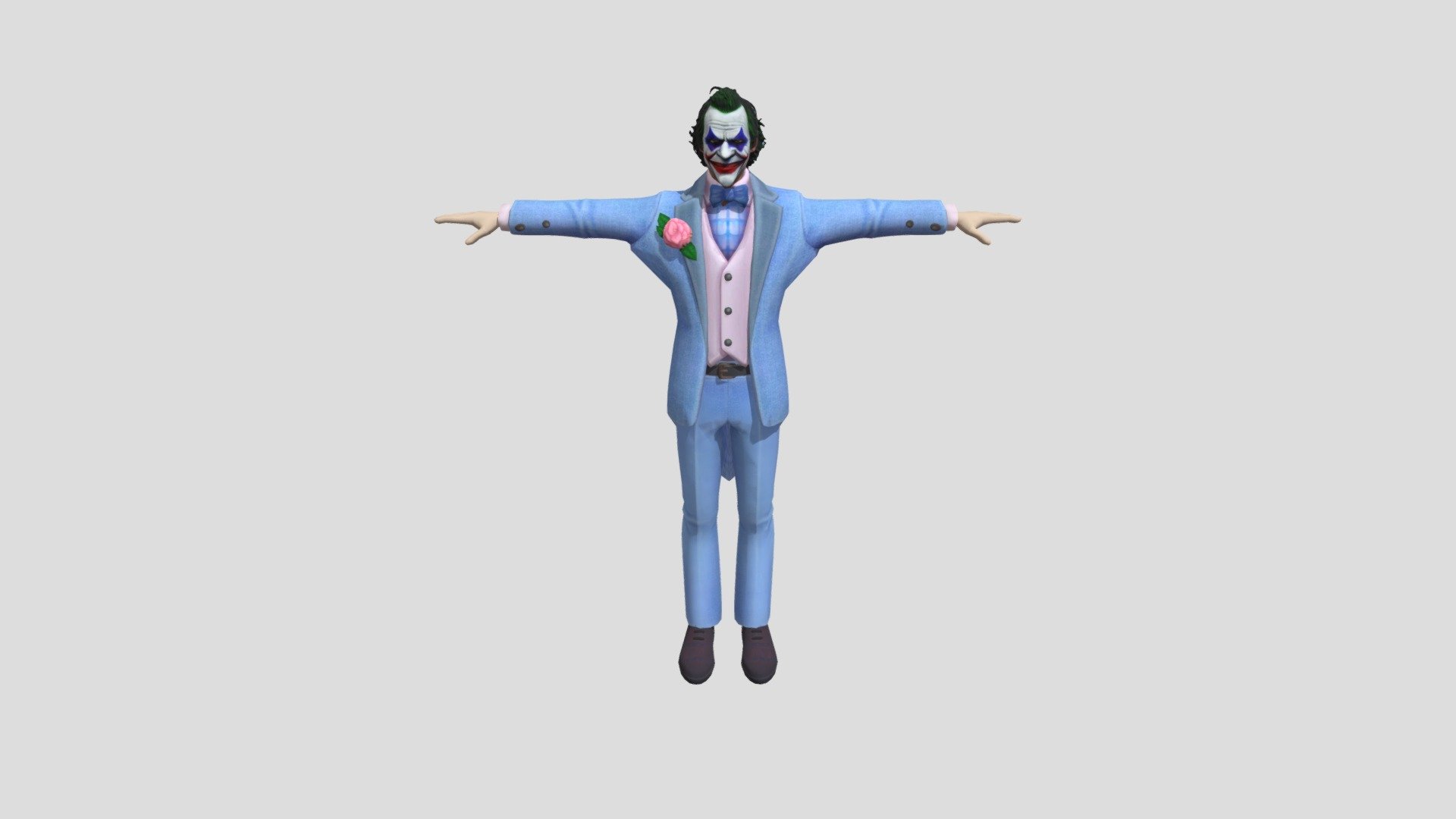 T- Pose Joker - Download Free 3D model by Appsbypaulhamilton [d892f34 ...