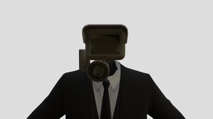 Cameraman 3D Model