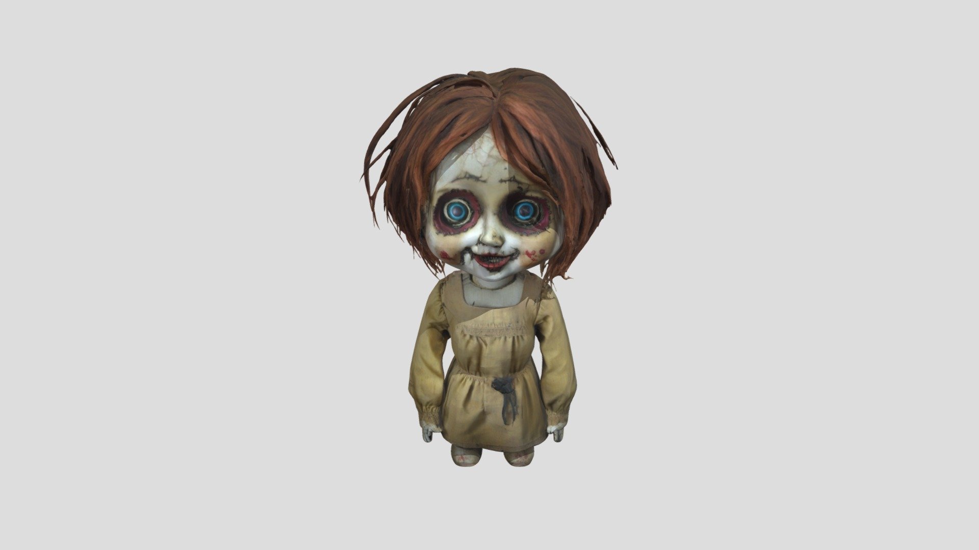 a creepy doll - Download Free 3D model by poojadevi19871987 [d8933af ...