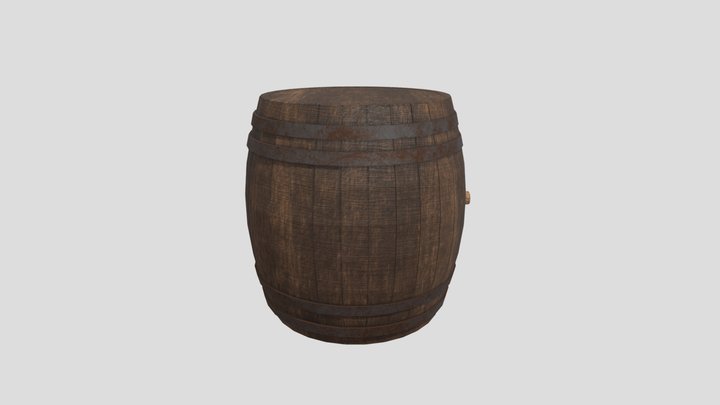 Barrel 3D Model