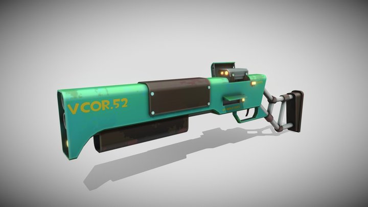 Concept Shotgun 3D Model