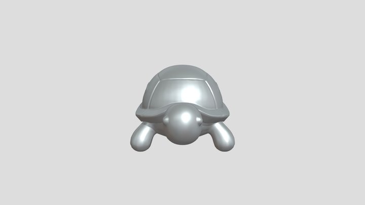 plush turtle toy 3D Model