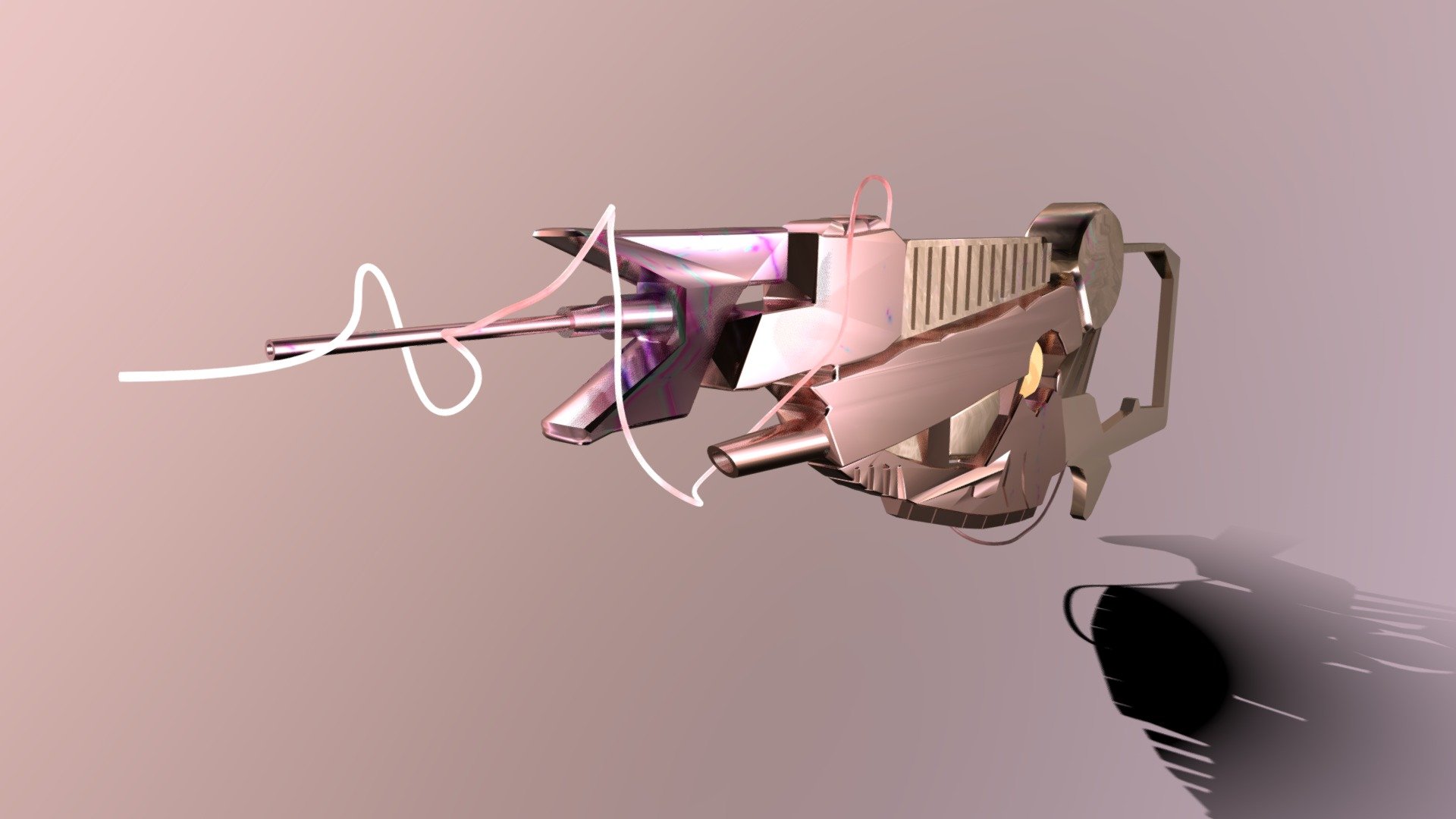 Stylized Alien Rifle - 3D model by danialwahid (@danialwahid03 ...