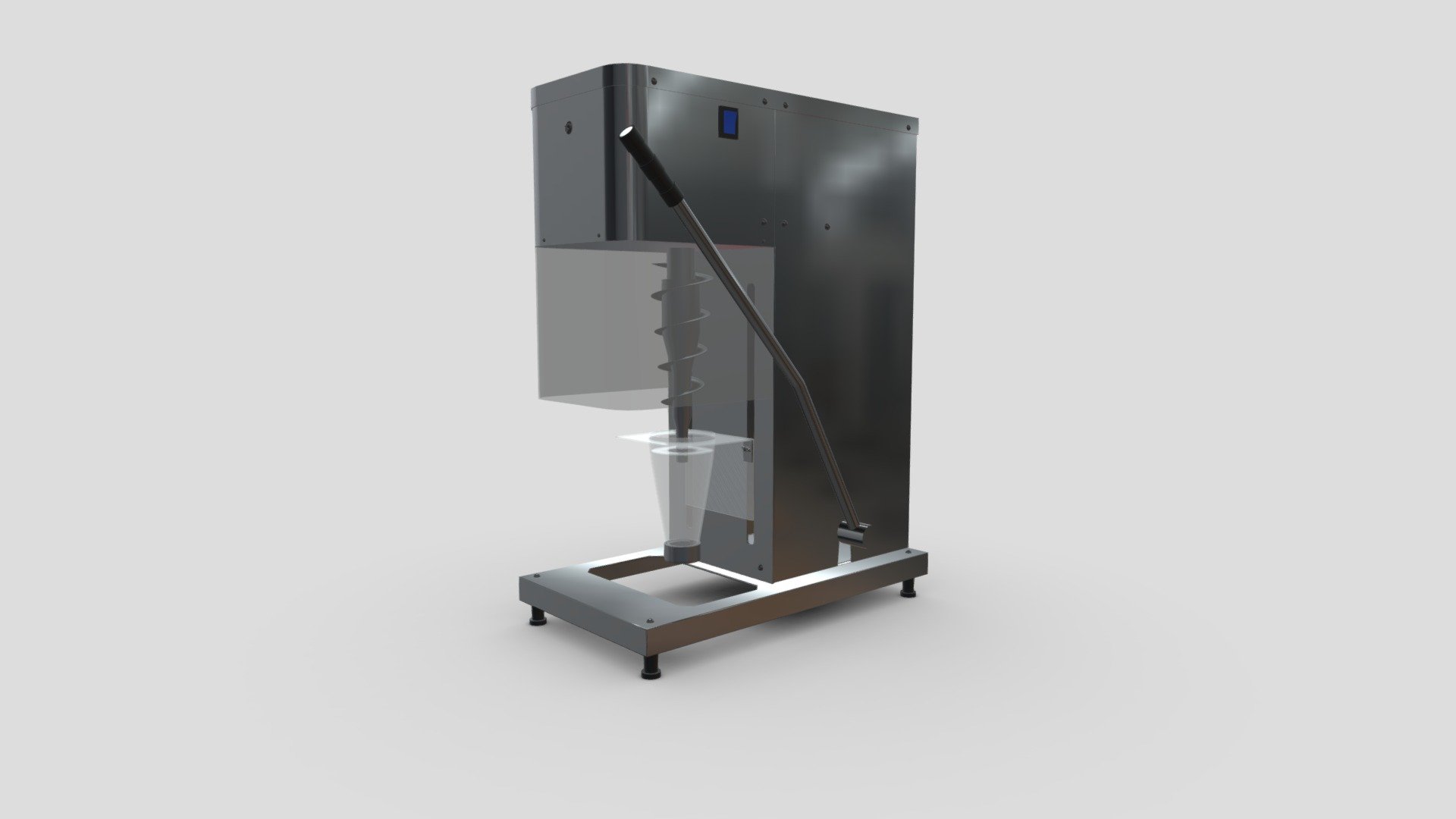 Ice Cream Mixer Machine Kolice Buy Royalty Free 3D model by raptor3 [d8972df] Sketchfab Store