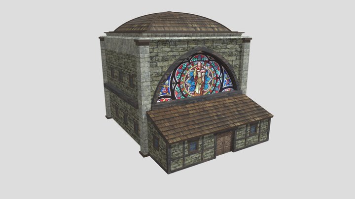 Medieval Cerusic House 3D Model